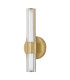 Georgette Small Integrated LED Wall Light Laquered Brass 3000K IP44-10