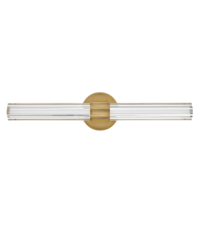 Georgette Medium Integrated LED Wall Light Laquered Brass 3000K IP44-9