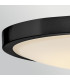 Kieran Integrated LED Semi-Flush Ceiling Light Black & Brass 2700K 3000K 3500K 4000K 5000K-5