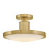 Kieran Integrated LED Semi-Flush Ceiling Light Laquered Brass 2700K 3000K 3500K 4000K 5000K-1