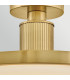 Kieran Integrated LED Semi-Flush Ceiling Light Laquered Brass 2700K 3000K 3500K 4000K 5000K-3