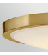 Kieran Integrated LED Semi-Flush Ceiling Light Laquered Brass 2700K 3000K 3500K 4000K 5000K-4