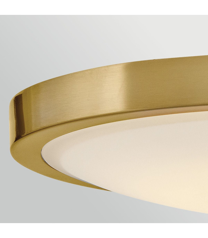 Kieran Integrated LED Semi-Flush Ceiling Light Laquered Brass 2700K 3000K 3500K 4000K 5000K-4