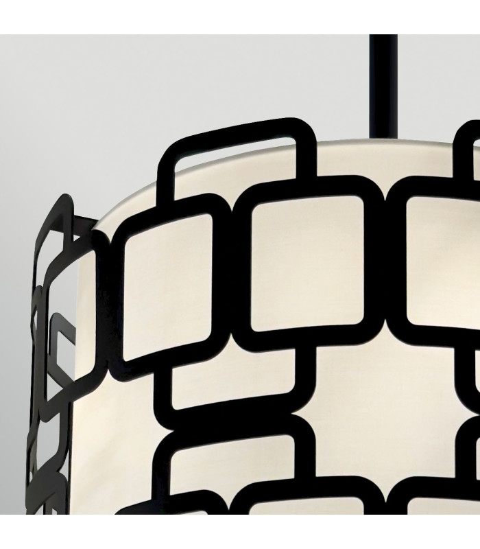 Sabina 3 Light Pendant Light Black-6