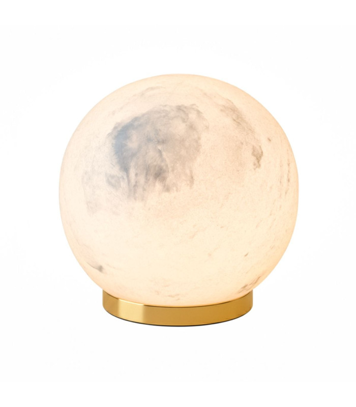 Luna Integrated LED Rechargeable Stone Table Lamp Painted 3000K IP20-1