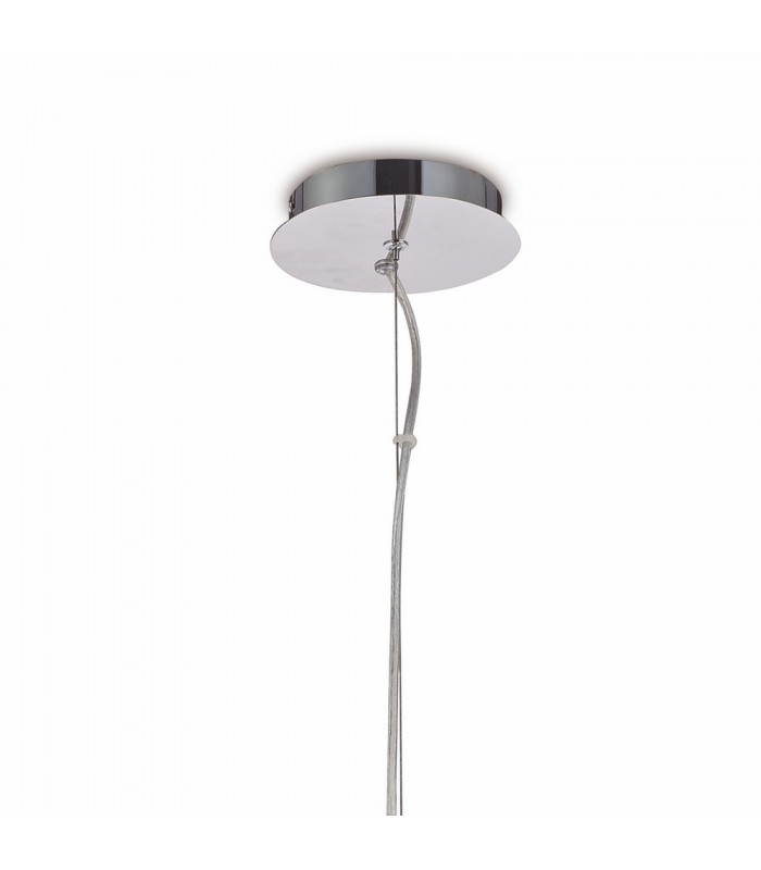 Globe Ceiling Pendant 30cm Round 1 x E27, Chrome - 4