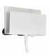 Wall Light Rectangular 2 x 3W LED 3000K, 470lm, Switched White - 3