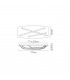 Flush LED Light 25W, 1900lm, 3000K Dimmable Polished Chrome, White Acrylic - 2