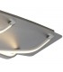 Flush LED Light 25W, 1900lm, 3000K Dimmable Polished Chrome, White Acrylic - 5