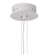 Ceiling Pendant Round 40cm, 3 Ring, 54W LED 3000K, 2000lm, RF Remote Control White - 4