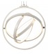 Ceiling Pendant Round 40cm, 3 Ring, 54W LED 3000K, 2000lm, RF Remote Control White - 5