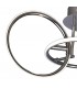 Semi Flush Ceiling Light 63cm Diameter, 4 Ring, 46W LED 3000K, 2050lm, Chrome, Rf Remotre Control - 6