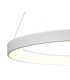 Dimmable Ring Ceiling Pendant 90cm Round 60W LED 3000K, 4200lm, White - 4