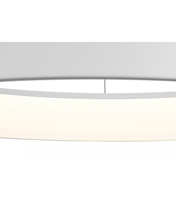 Dimmable RIng Ceiling Pendant 65cm Round 50W LED 3000K, 3500lm, White - 6