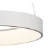 Dimmable Ring Ceiling Pendant 45cm Round 30W LED 3000K, 2100lm, White - 6
