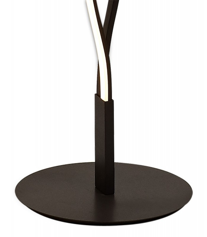 XL Floor Lamp 28W LED 2800K, 2200lm, Dimmable Frosted Acrylic, Brown Oxide - 3