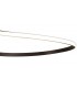 XL Semi Flush Ceiling 50W LED 2800K, 3900lm, Frosted Acrylic, Brown Oxide - 7