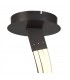 XL Semi Flush Ceiling 80W LED 2800K, 6200lm, Frosted Acrylic, Brown Oxide - 3