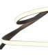 XL Semi Flush Ceiling 80W LED 2800K, 6200lm, Frosted Acrylic, Brown Oxide - 5