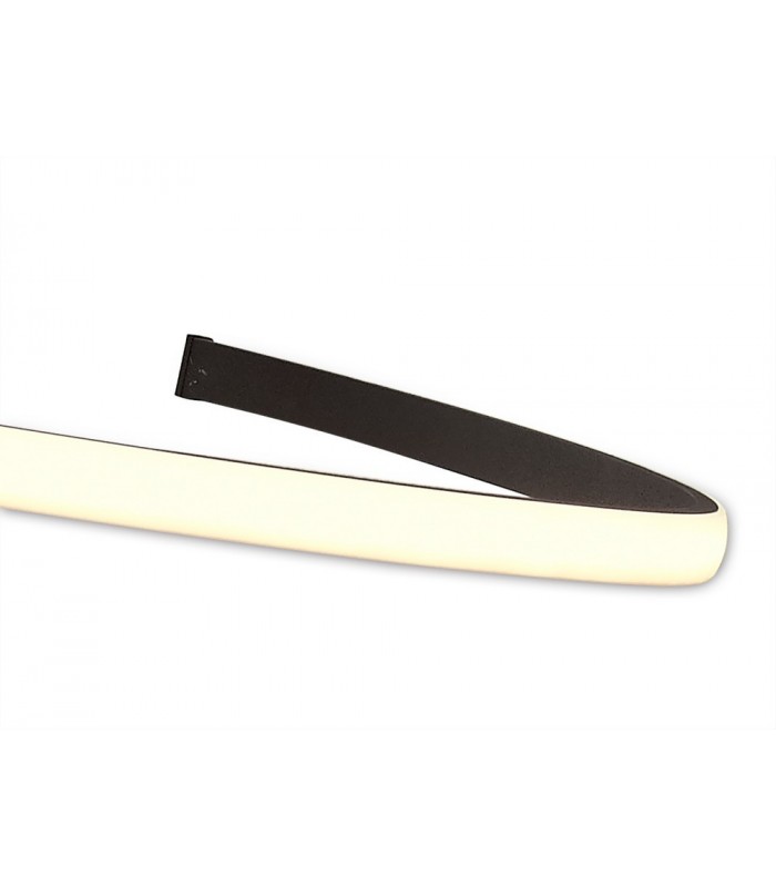 XL Semi Flush Ceiling 80W LED 2800K, 6200lm, Frosted Acrylic, Brown Oxide - 6