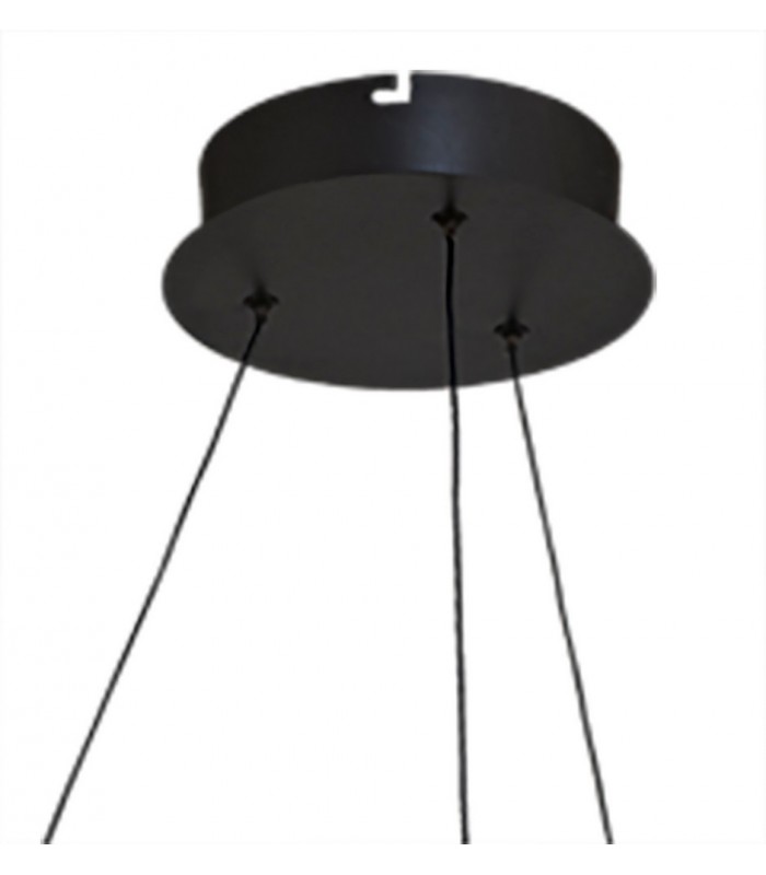 Ceiling Pendant 60W LED 2800K, 4500lm, Brown Oxide, White Acrylic - 3