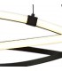 Ceiling Pendant 60W LED 2800K, 4500lm, Brown Oxide, White Acrylic - 5