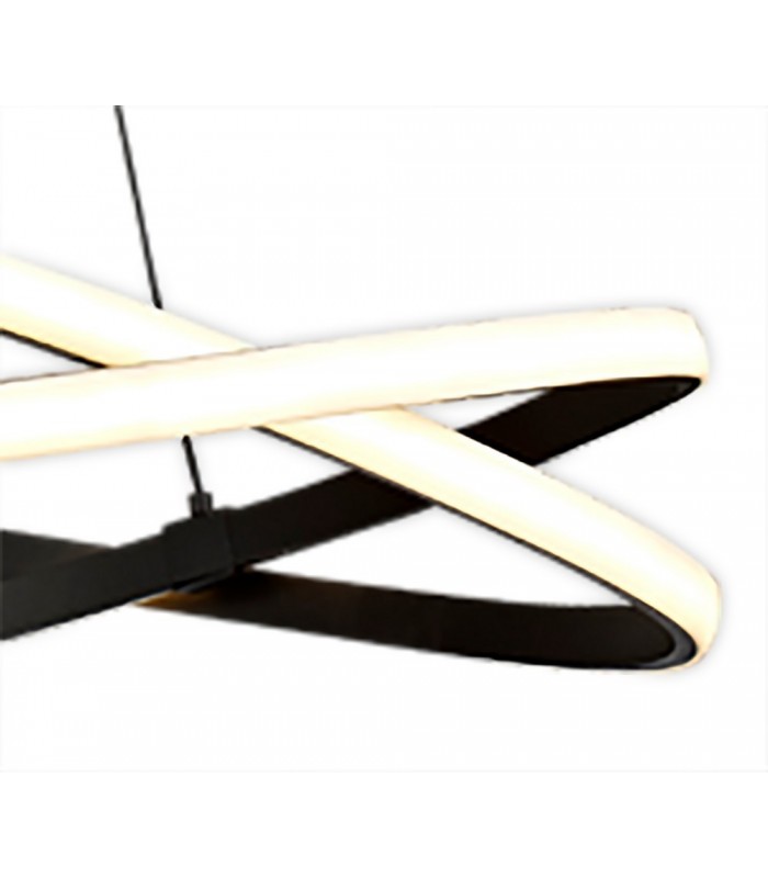 Ceiling Pendant 60W LED 2800K, 4500lm, Brown Oxide, White Acrylic - 6