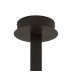 Semi Flush Ceiling 40W LED 2800K, 3200lm, Frosted Acrylic, Brown Oxide - 3