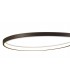 XL Semi Flush Ceiling 50W LED 2800K, 3900lm, Dimmable Frosted Acrylic, Brown Oxide - 5