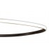 XL Semi Flush Ceiling 50W LED 2800K, 3900lm, Dimmable Frosted Acrylic, Brown Oxide - 6