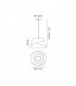 Dome Ceiling Pendant Medium 1x40W (No Inc), Alumimium, Iron - 2