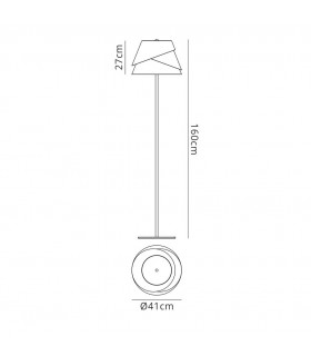 Floor Lamp 1x40W (No Inc), Alumimium, Iron - 2
