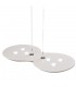 Ceiling Pendant 6 Light GU10, Chrome , White - 6
