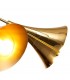 Ceiling Cluster Pendant 6 Light E27, Gold - 8