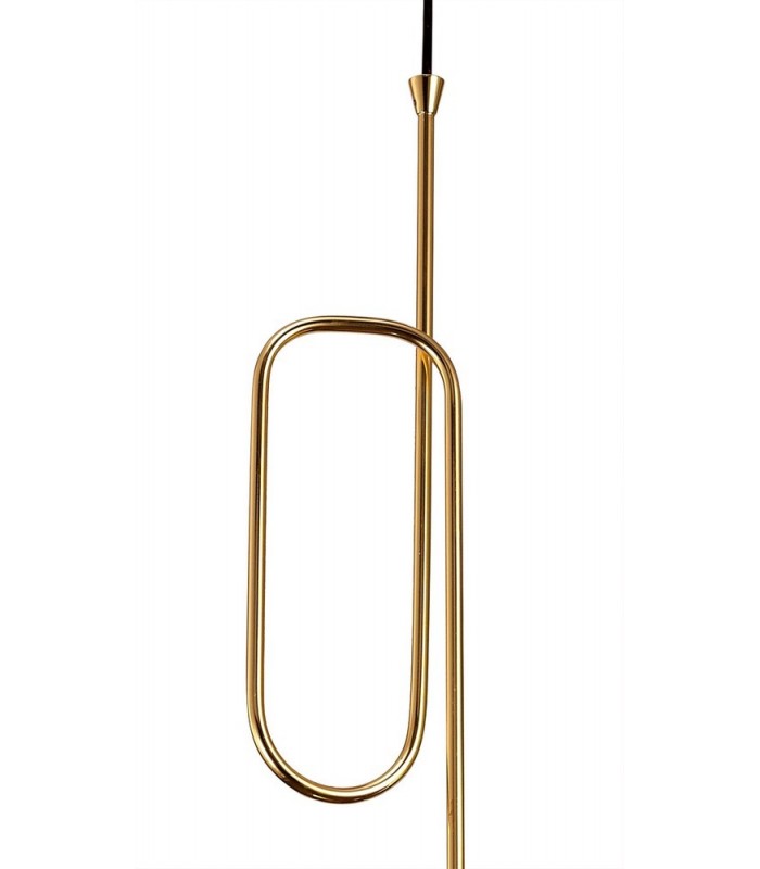 Ceiling Cluster Pendant 3 Light E27, Gold - 4