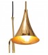 Ceiling Cluster Pendant 3 Light E27, Gold - 5