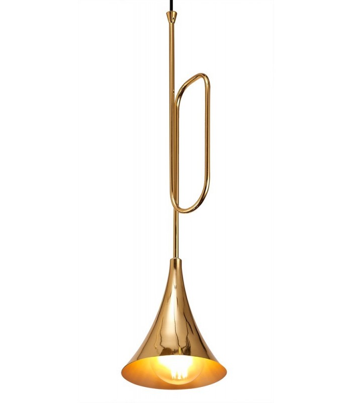 Ceiling Cluster Pendant 3 Light E27, Gold - 6