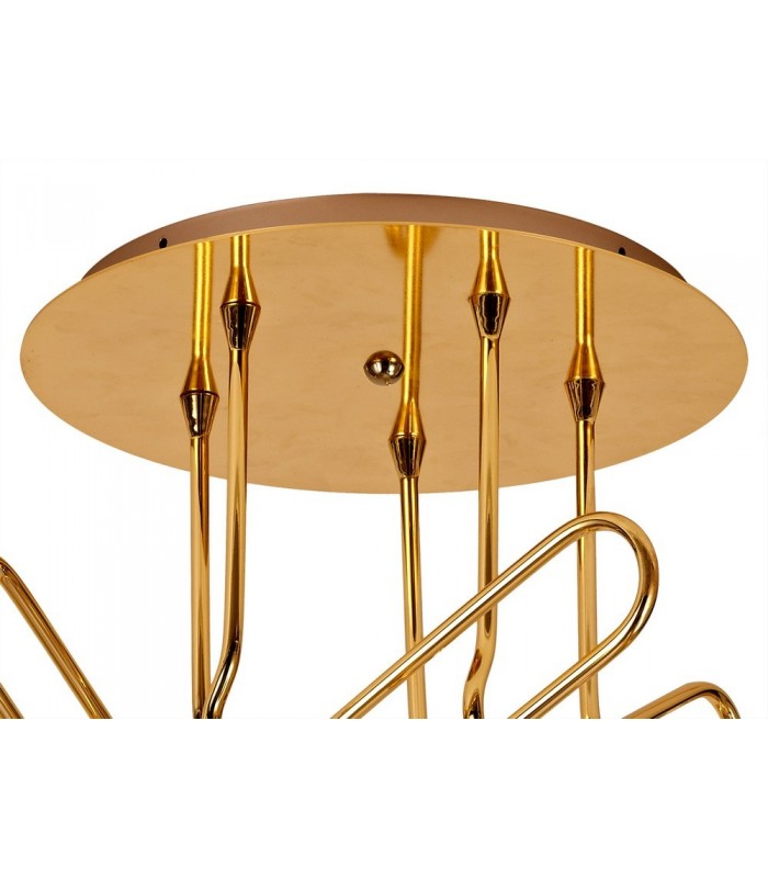 Ceiling 5 Light E27, Gold - 3
