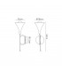 Wall Light 1 x E27, Gold - 2