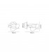 Wall Light 1 x 6W LED 3000K, 500lm, Chrome - 2