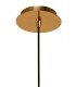 Ceiling Pendant 1 Light E27, Gold - 3