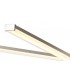 Ceiling 70.5cm Round 42W 3000K, 3700lm, Dimmable, Silver, Frosted Acrylic, Polished Chrome - 8
