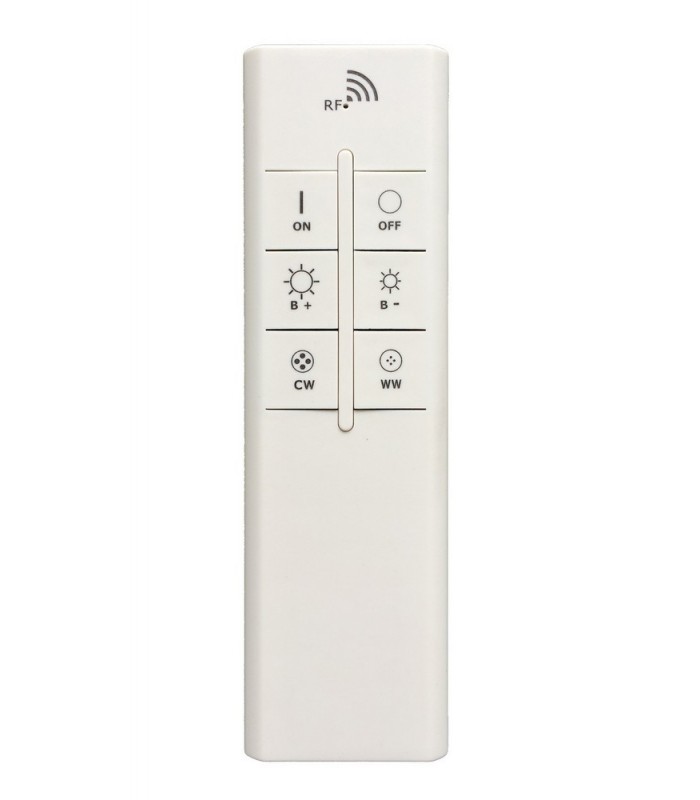 Flush Ceiling Light 76cm Round 40W LED 3000-6500K Tuneable, 3200lm, Remote Control White - 4