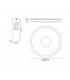 Flush Ceiling Light 38cm Round 18W LED 3000-6500K Tuneable, 1680lm, Remote Control Chrome, Acrylic - 2