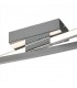 Flush Ceiling Light 36W LED 3000K, 3150lm, Polished Chrome, Frosted Acrylic - 3
