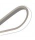 Flush Ceiling Light 40W LED 3000K, 3500lm, Polished Chrome, Frosted Acrylic - 7