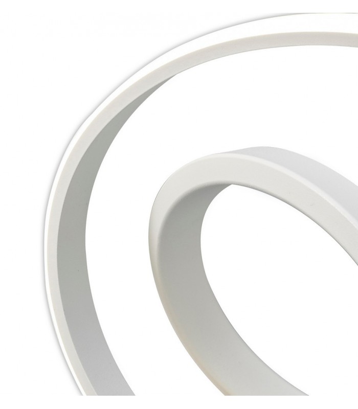 Table Lamp 12W LED 3000K, 1000lm, White, White Acrylic - 6