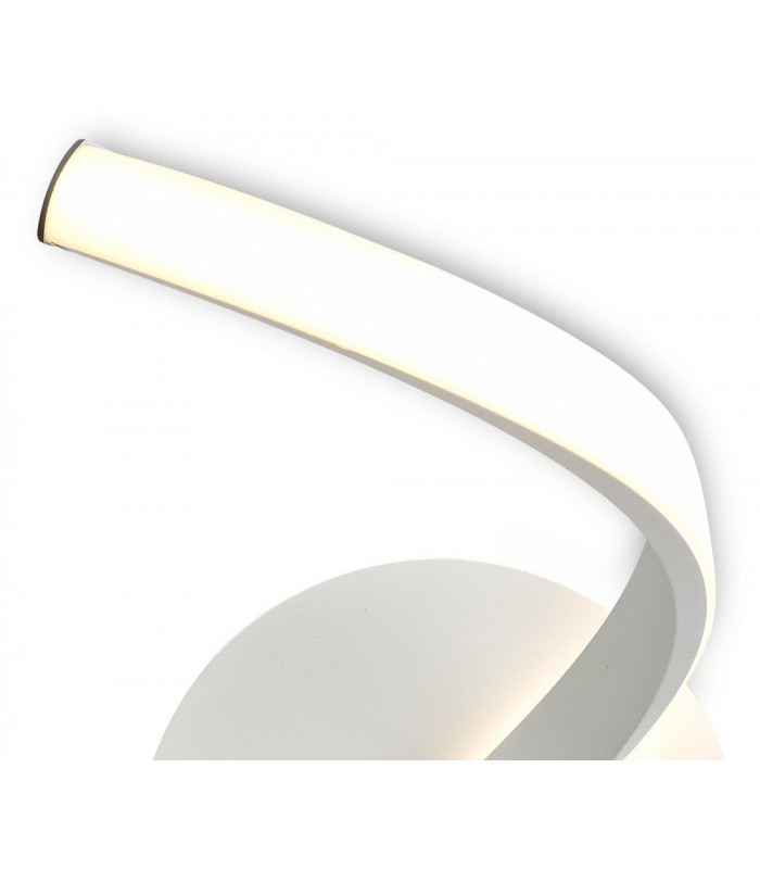 Touch Dimmer Wall Lamp 10W LED 3000K, 850lm, White, Frosted Acrylic - 6