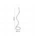 Floor Lamp 22W LED 3000K, 1800lm, Dimmable, White, Frosted Acrylic - 2