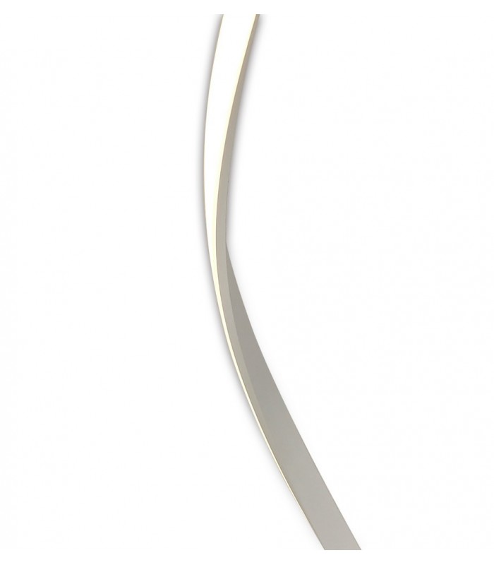 Floor Lamp 22W LED 3000K, 1800lm, Dimmable, White, Frosted Acrylic - 5